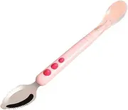 BESTOYARD Double Head Silicone Spoon Fruit Puree Feeding Utensil with Compact Storage Box for Easy Carrying and Clean Feeding for Training and Weaning