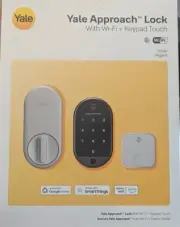 Yale Approach Lock with Wi-Fi and Keypad Touch| SILVER | B-YRR110-F-WF1-N-SLV