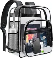 [SDFGHG] Clear Backpack Large Backpack Heavy Duty Sturdy Shape Transparent Backpack