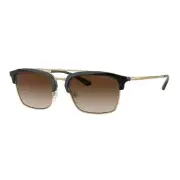 Emporio Armani EA4228 300213 Shiny Black/Matte Pale Gold/Brown Gradient 55-18...