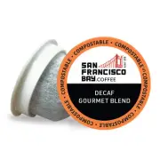 Compostable Coffee Pods - DECAF Gourmet Blend (80 Ct) K Cup Compatible includ...