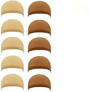 Stretchable Nylon Stocking Wig Caps,10Pcs Nude Stocking Wig Caps Stretchy Nylon Wig Caps Soft and Breathable Close End Wig Caps,Stocking Wig Caps Nude Stocking Caps Stretchy Nylon Wig Caps for Women