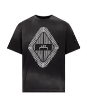 A-Cold-Wall* Gradient Logo Printed Crewneck T-Shirt S,XS Black