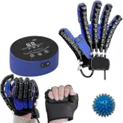 Portable Hand Rehab Gloves with Mirror Training for Self-Care Recovery Right hand M
