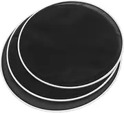 Parliky Replacement Drum Heads Set 3pcs Double Layer Silent Mute Drum Practice Pad