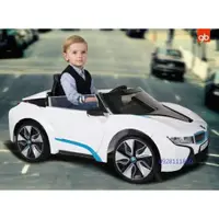在飛比找iOPEN Mall優惠-原廠授權BMW i8可開車門兒童搖控電動車單驅雙驅單馬達雙馬