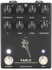 Walrus Audio Fable Granular Soundscape Generator Delay Pedal - Black