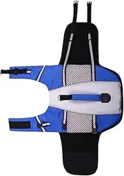 Dog Swim Vest, Portable Canine, 19.68in Pet Flotation Gear, Reflective Safety Strips, Secure Adjustable Fit for Water, Beach, Pool, Kayak, Boating, Outdoor Adventures