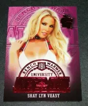 2014 Benchwarmer SHAY LYN VEASY Hot For Teacher #29 ALUMNI Red Foil Variant #1/1