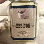 Homco Vtg Home Interiors Egg Nog Scented Jar Candle Discontinued Rare New NWT