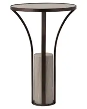Sagebrook Home 24in Alford Marble Top Table