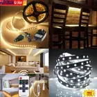 5M LED Strip Lights 3528 300Leds Cool/Warm White Light Lamp Remote Control Power