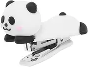 Veemoon Mini Cute Panda Stapler Portable Fun Desktop Stapler for Teachers Efficiently Staples Up for Home School and Office Use