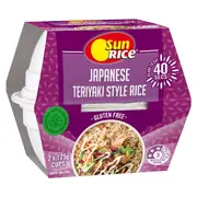 Sunrice Microwave Japanese Teriyaki Style Rice Cups 125g X 2 pack