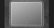 Rectangular Framed Round Corner LED Mirror 700/900/1200mm [44-LED-7090/12080-(s)]