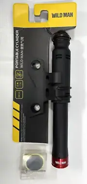WILDMAN Alloy Mini Bicycle Pump Portable Air Pump Schrader Presta Valve 100 Psi