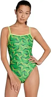 [Speedo] Play The Angles Pro LT Flyback-Vibrant Lime (Size 30/Womns 4)