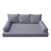 *COVER ONLY*-Style 3 Daybed Mattress Bolster Pillow Covers Pipe Trim Twin AD001