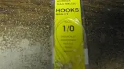 snelled hooks, 1/0, 72ct, new, free shipping