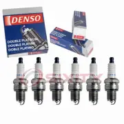 6 pc Denso Platinum Long Life Spark Plugs for 1987-1988 Dodge Mini Ram 3.0L ca