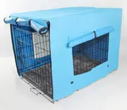36' Portable Foldable Dog Cat Rabbit Collapsible Crate Pet Cage with Cover Mat