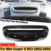 For Mini Cooper S R53 R50 2002-2006 Front Air Hood Bonnet Scoop Vent Kit Black