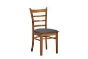 VI Mackay Solid Timber Fabric Seat Dining Chair