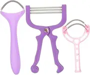 GANAZONO 3Pcs Facial Hair Remover Spring Portable Epilator for Quick and Hair Removal Face Chin and Upper Lip Safe and Durable Threading Tool for Women