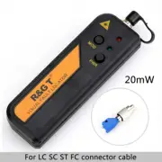 20mW Mini Light Source Fiber Optic Visual Fault Locator Cable Tester + Adapter