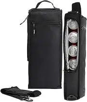 Golf Cooler Bag,Insulated Beer Sleeve,Golf Accessories for Men,Insulated Cooler Holds a 6 Pack of Cans or Two Wine Bottles,Insulated Beer Cooler for Golf,Camping,Sport Events,Park,Beach