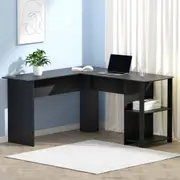 Bulimba L-Shape Corner Desk (Black)