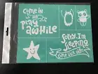 NEW “Play Awhile” Chalk Couture Chalk Transfer Stencil Size B RETIRED Sleeping