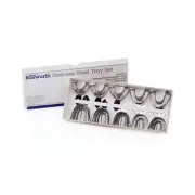 Keystone 0921718 Bosworth Pedo/Ortho Full Arch Steel Impression Trays 8/Pk