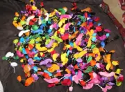 Iris Embroidery Floss Assorted Colors - Lot 134 Skeins - New