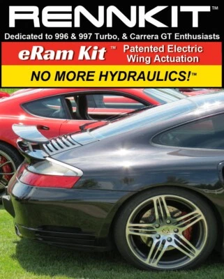 RENNKIT™ 4" SuperFast eRam Kit™ Electric Wing Kit for Porsche 996 Turbo (for: Porsche)