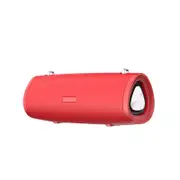 Catzon S39 Wireless bluetooth 5.0 Speaker 18W Outdoor Handheld Subwoofer 3 Driver Super Bass Louspeaker for Outdoor Dancn Party (Red)