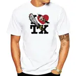 THE TEXAS CHAINSAW MASSACRE - I HEART TX - T 恤 S-2XL 新款 IMPA