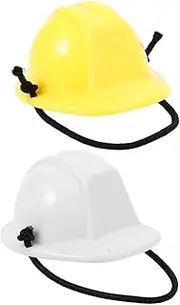 BESPORTBLE 2pcs Helmet for Reptiles Fashionable Pet Hard Hat for Lizards Snakes Bearded Dragons Easy to Wear Protective Crawling Pet Accessory for Cosplay Photo Props