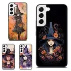 Lightweight Case For Samsung Galaxy Z Fold Flip 3 4 5 6 gothic Forest Witch Girl