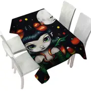 Cute Fairy Candy Corns Halloween Treats Tablecloth