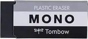 Tombow PE-04AB 19 g Black Mono Block Plastic Eraser, Medium