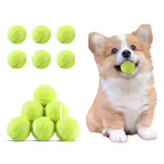 12Pc Mini Tennis Balls 2In for Dogs Pet Fetch Training Fits Ball Launcher