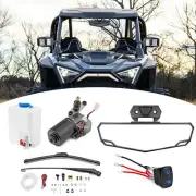 Electric Windshield Wiper Motor Switch Kit+Center Mirror For Polaris RZR Turbo R