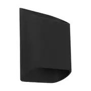 Sarina 2 Light LED Exterior Wall Light Black - SARI2EBLK