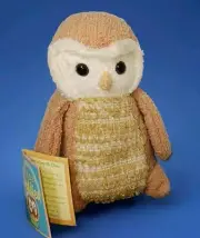 1998 Bath & Body Works Kids Scrubby Buddies Hoots Owl Bath Sponge NEW Childs