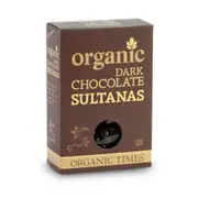 Organic Times Dark Chocolate Coated Sultanas Bulk Buy