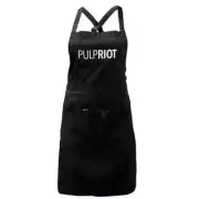 Pulp Riot Salon Stain Resistant Cross Back Black Apron