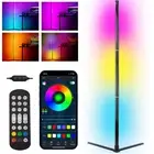 RGB Colour Changing LED Corner Floor Lamp Modern Atmosphere Night Light +Remote