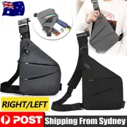 Waterproof Bag Personal Anti Travel Shoulder Man Pocket Portable Chest Travel AU