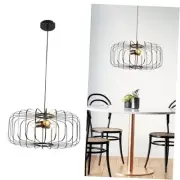 Chandelier,Modern Black Pendant Light Over Kitchen Island, Adjustable Black 5